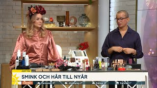 Smink och hår till nyår: ”Tänk på helheten” - Nyhetsmorgon (TV4)