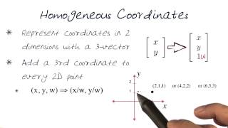 Homogeneous Coordinates