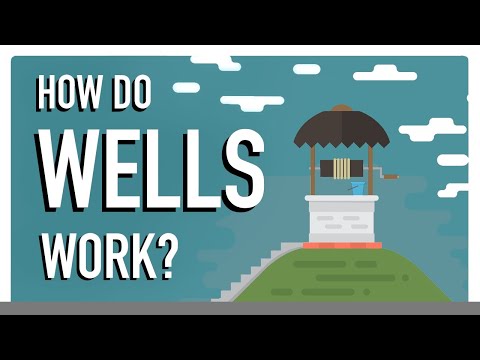 How did they build wells?