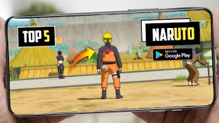 Top 5 Naruto Games For Android | High Graphics (Online/Offline)