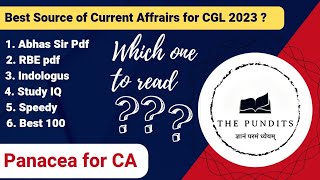 Best Current Affairs Sources for SSC CGL 2023