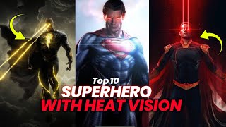 Top 10 Characters Who Use Heat Vision Like Superman #superman #homelander #deadpool