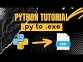 Convert any python file to .exe using pyinstaller | How to Convert .py to .exe