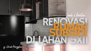 Renovasi rumah subsidi jadi dua lantai|eps II 😙