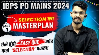 Selection का Master Plan | IBPS PO Mains 2024 | Yashraj Sir | Veteran