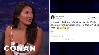 Conan Is Ally Maki’s Celebrity Crush | CONAN on TBS