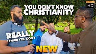 [NEW] Muslim pulls up Christian! Mohammed Hijab Vs Christian | Speakers Corner | Hyde Park