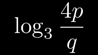 Learn How to Expand the Logarithm of a Fraction with Variables