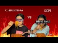 BLINDFOLD SPICY NOODLES CHALLENGE / Tamang christina Vs Gopi / PRANKED HER #mukbang #challenge