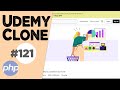 #121 Improving javascript code 3 | Udemy clone from scratch in php | Quick programming tutorial