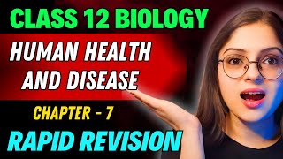 Human Health & Disease Rapid Revision 🔥| Full Revision in 30 Min | Class 12 Boards