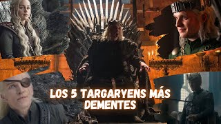 Los 5 Targaryens más dementes 🐉| #got #gameofthrones #juegodetronos #houseofthedragon #hotd