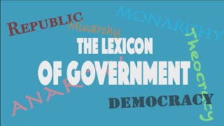 The Lexicon of Government