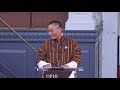 Dasho Tshering Tobgay - The First Ten Years of Democracy:  Reflections from Bhutan