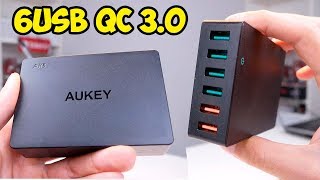 Быстрое зарядное устройство Aukey PA-T11 на 6 портов. Подробный обзор и тест