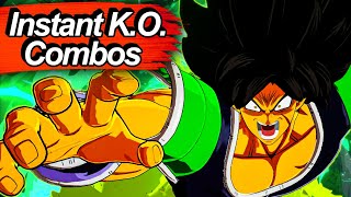 DBS Broly Transformation Combos INSTANT K.O In Dragon Ball Sparking Zero!