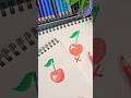 You MUST Color Your Cherries PURPLE #art #drawingtutorial #howtodraw #drawing #tutorial