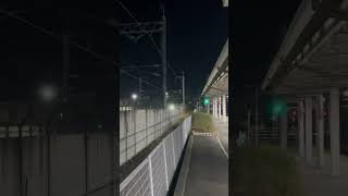 北陸新幹線 W7系 篠ノ井駅付近を高速で通過 #shorts