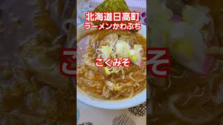 北海道日高町人気ラーメン【ラーメンかわぶち】１時間近くかけて遠方からもここの味を求めて通うお客様もいるようです‼️#あいチャンネル#あいちゃんグルメ#あいちゃん食べ歩き#いい夫婦#北海道グルメ#旅