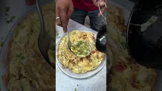 7 Egg Chandramukhi Omelette Making 🍳 #streetfood #creatingforindia #shorts