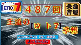 王道の【ロト7】487回の予想,5口です。「金は命より重い」 これは破滅への門である。