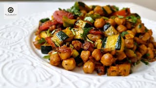 Healthy & Quick Chickpea Vegetable Stir Fry | High Protein Chickpea Recipe for Vegetarian Diet