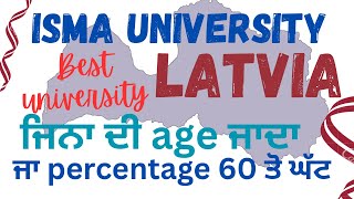 Isma study in Latvia process | best university in Latvia for January February intake 2024 |#latvia