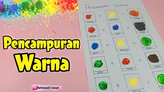 Pencampuran Warna Dasar Menjadi Warna Baru || Kelas 1 Tema 2