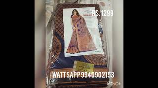 Diwali festival collection sarees #VR fashions wattsapp 9940902153