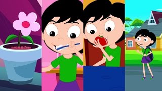 Lagu rutin harian | selamat pagi lagu | Lagu untuk anak-anak | Baby songs | Daily Routine Song