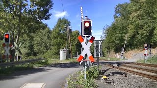 Spoorwegovergang Gutenacker (D) // Railroad crossing // Bahnübergang