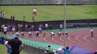 20160626中部陸協記録会女子100ｍ15組