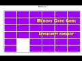 javascript projects for beginners Memory Card Game