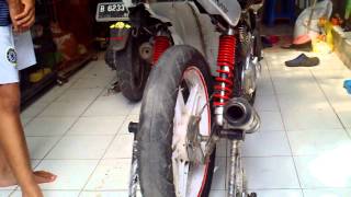 suzuki thunder 125 sound bore up 150  #road race (RoarRunner)