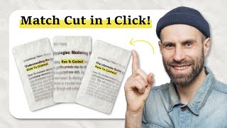 Text Match Cut in 5 Seconds with This FREE Tool!