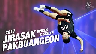 Sepak Takraw ● Jirasak Pakbuangeon ● Spikes \u0026 Skills | 2017 | HD