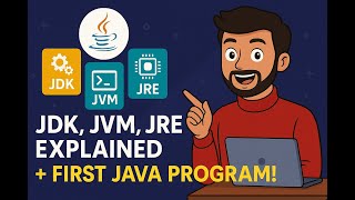 JDK vs JRE vs JVM Explained | Install Java & Run Your First Program