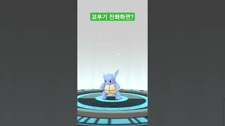 꼬부기 진화하면?