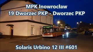 MPK Inowrocław - linia 19, Solaris Urbino 12 III #601