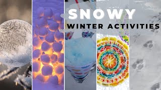 Winter Snow Activities for Kids