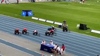 【パラ陸上世界選手権パリ】T34 men 100m Final (+0.2) | RATTANA Chaiwat 🇹🇭 New Asian Record👏👏