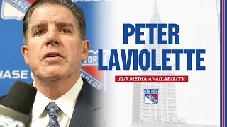 NYR at WSH: Peter Laviolette Postgame Media Availability | December 9, 2023