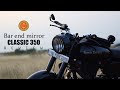 Bar end mirror for classic 350 | Bullet | Royal Enfield | Review | English #classic350 #royalenfield