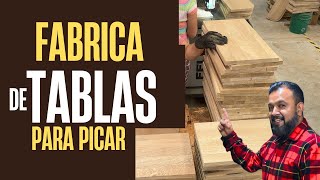 Visitamos una fábrica de Tablas para picar