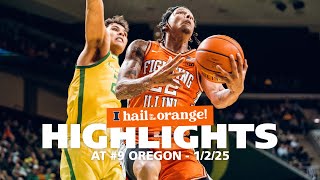 Illini Men's Basketball | Highlights at #9 Oregon 1/2/25