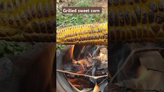 Grilled sweet corn 🌽#food #grill#healthy