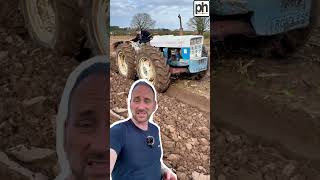 ROADLESS 115 Vintage Tractor Ploughing #vintagetractor