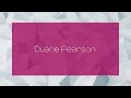 Duane Pearson - appearance