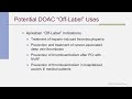 doacs anticoagulation principles part 1 background mechanism and uses