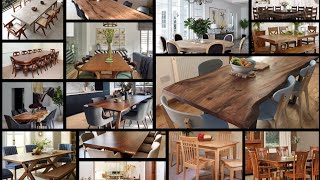 100 Stylish Modern Dining Room Design Ideas 2025 | New Wooden Dining Tables \u0026 Home Interior Trends